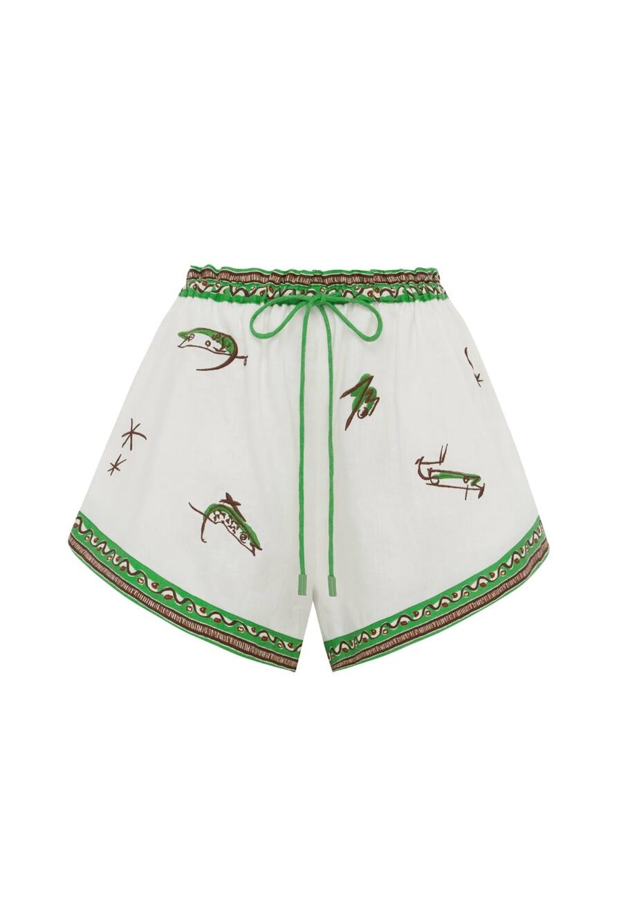 Alemais Wanda Linen Shorts